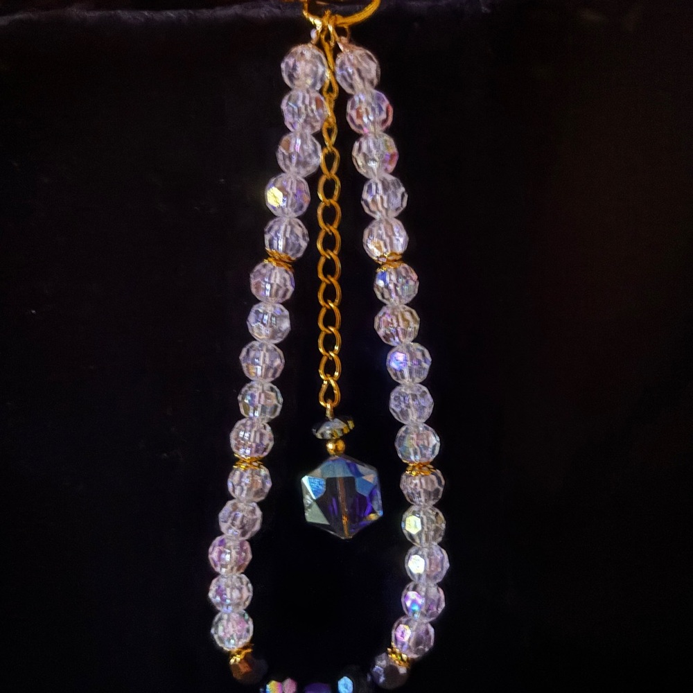 Sparkly Crystal Beaded Bag Charm